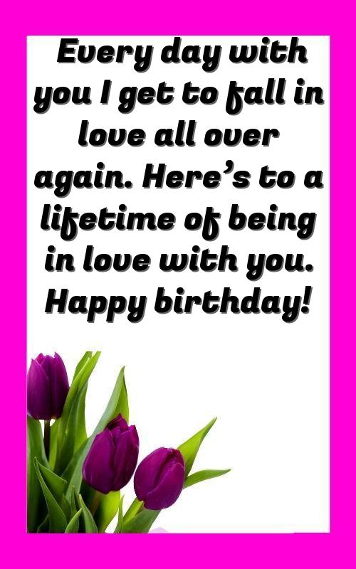 happy birthday message to wife funny
